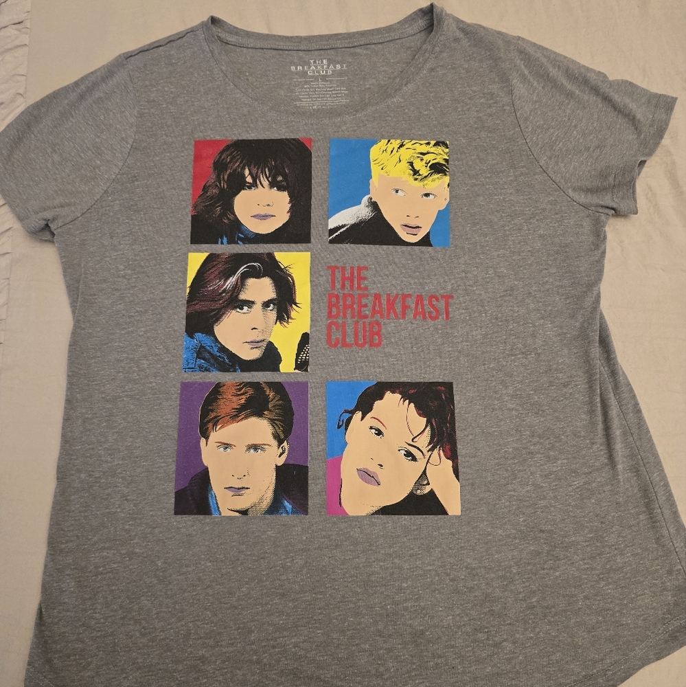 Gray The Breakfast Club Graphic T-Shirt